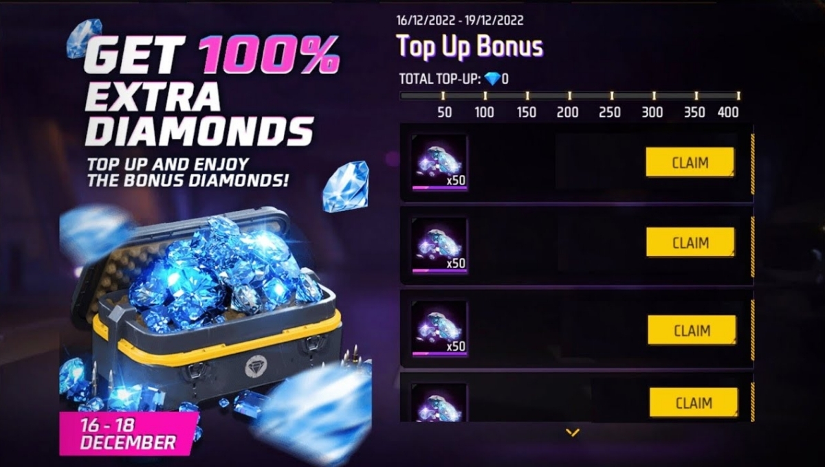Free Fire Double Diamond Top Up