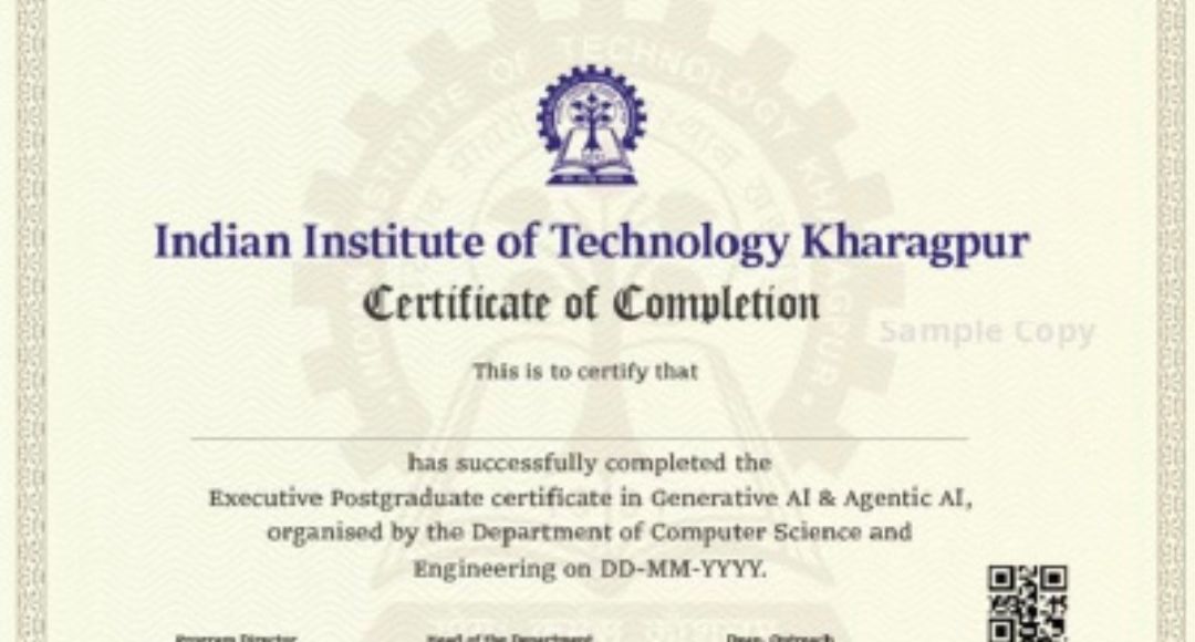 IIT Kharagpur AI Course