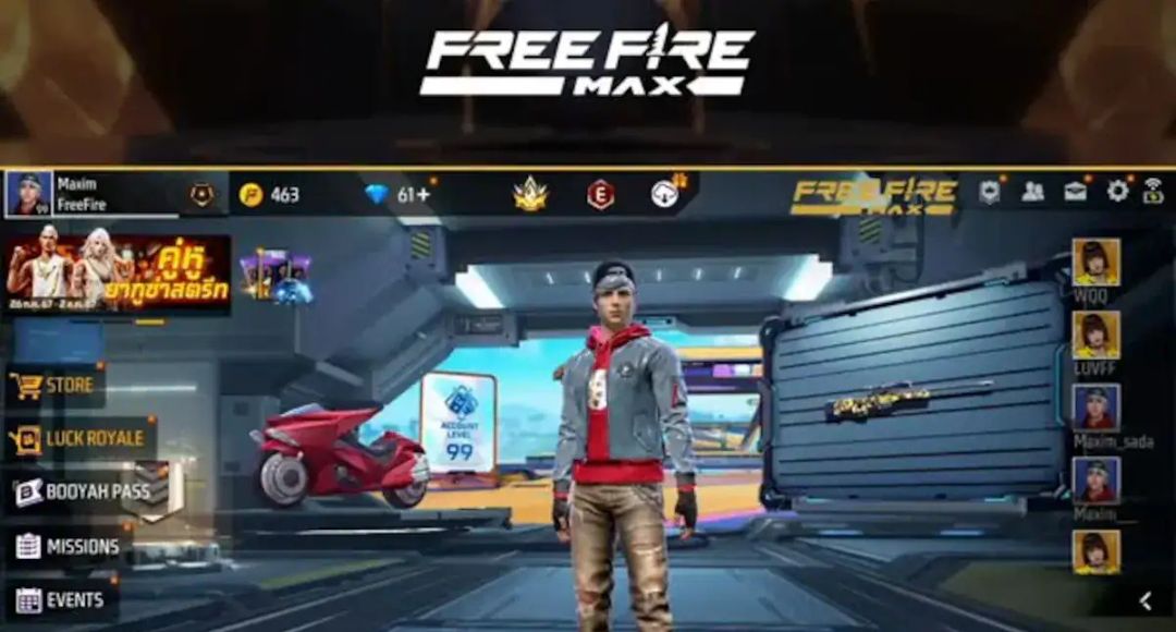 Garena Free Fire Max Redeem Codes