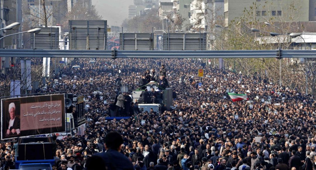 Ali Larijani Funeral Tehran