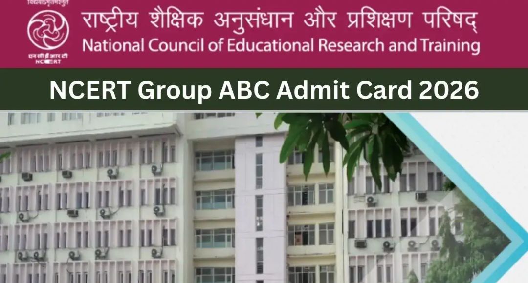 NCERT Non Academic Admit Card