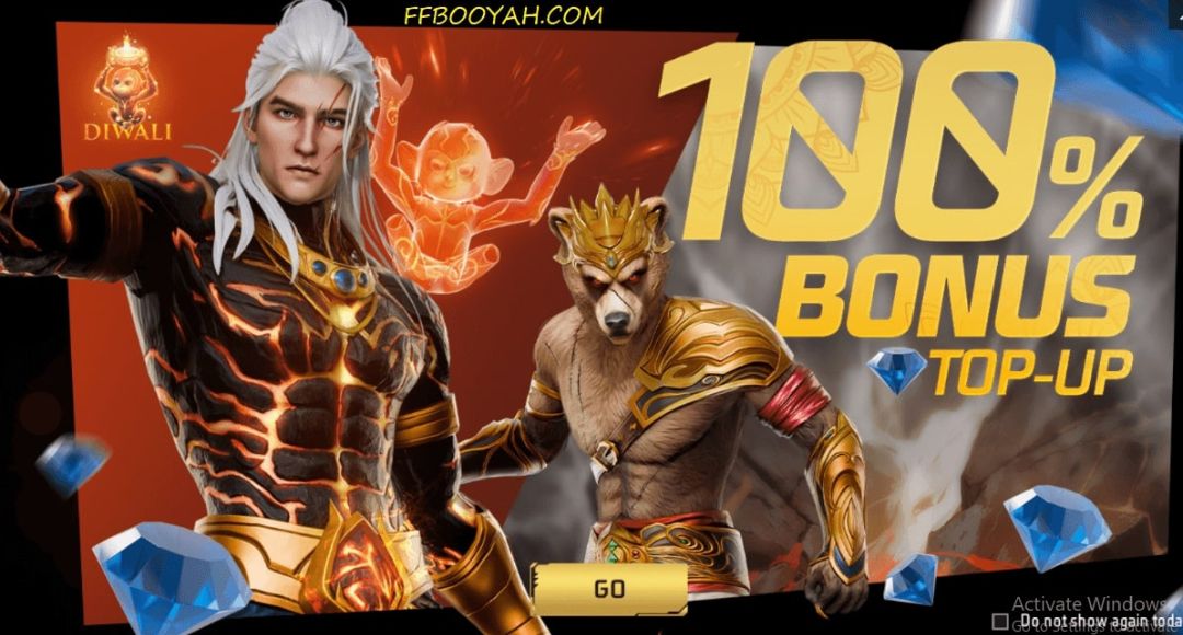 Free Fire Top Up Bonus India