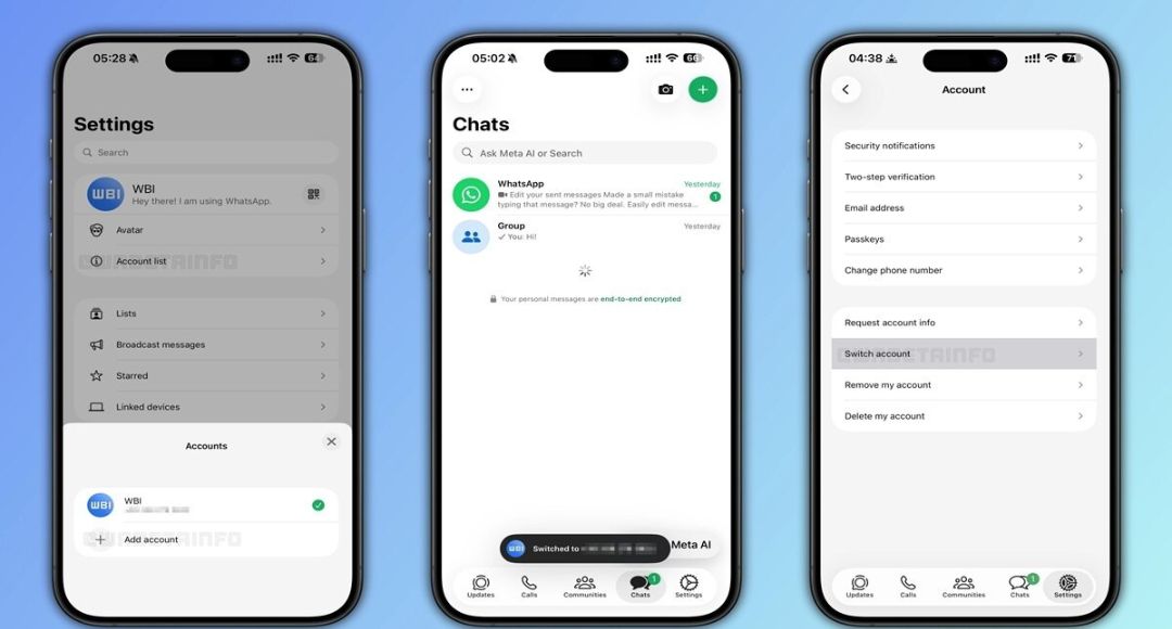 WhatsApp Multiple Account iPhone