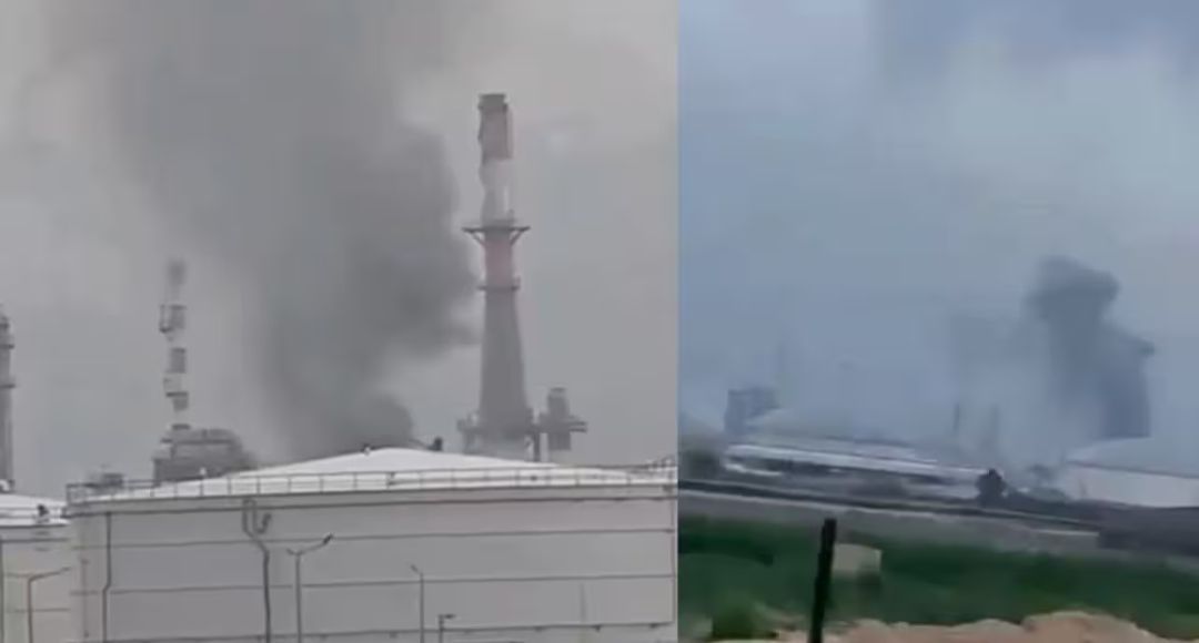 Iran Missile Attack Bazan Refinery
