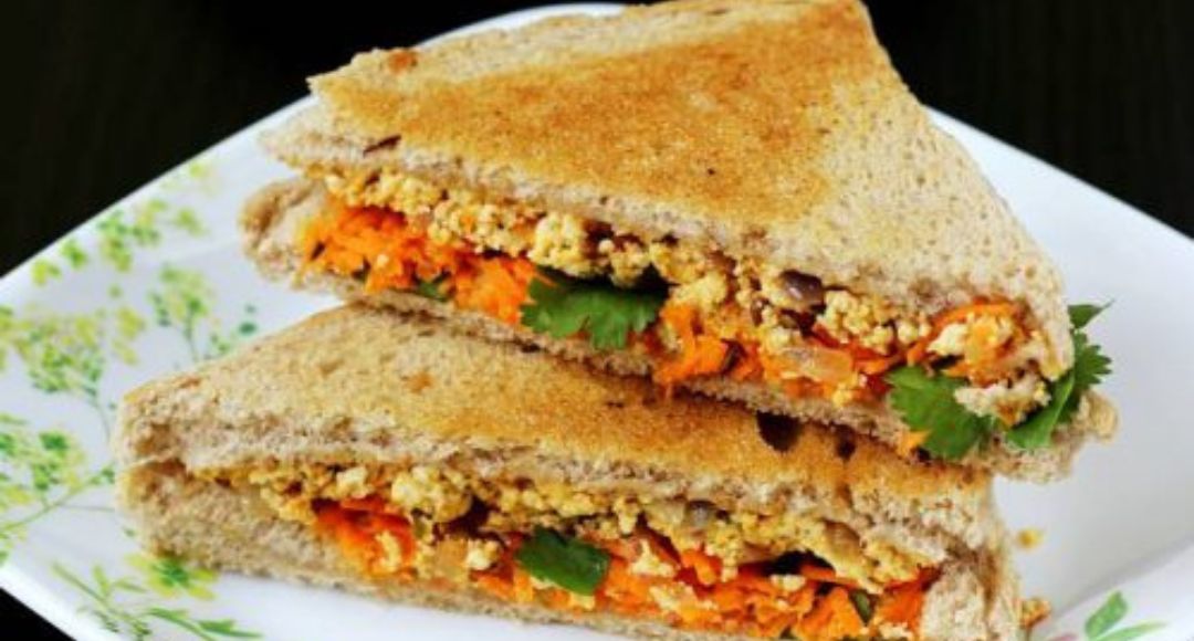 Chilli Garlic Paneer Sandwich Recipe