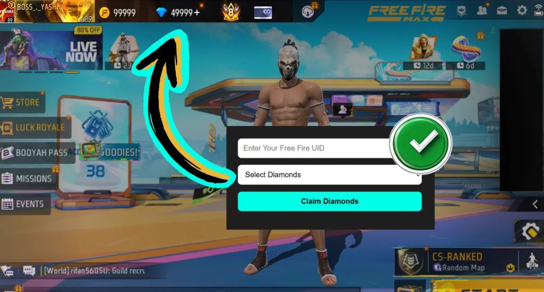 Free Fire Free Diamond UID