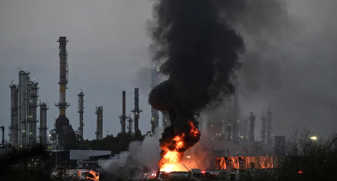 Iran Missile Attack Bazan Refinery