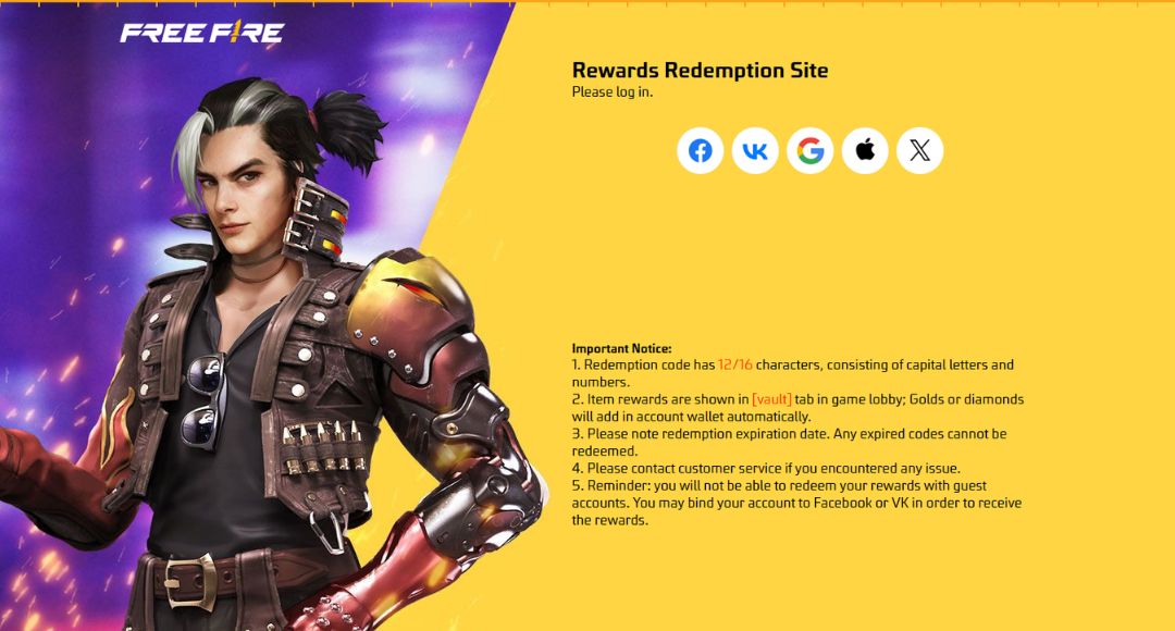 Garena Free Fire Max Redeem Codes 31 March 2026 Today