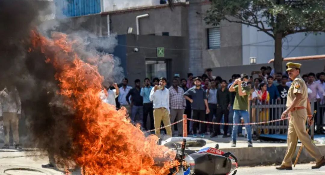 Noida Salary Protest Violence