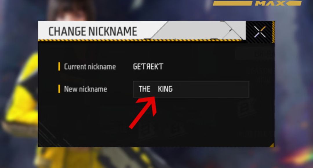 Free Fire Space Unicode