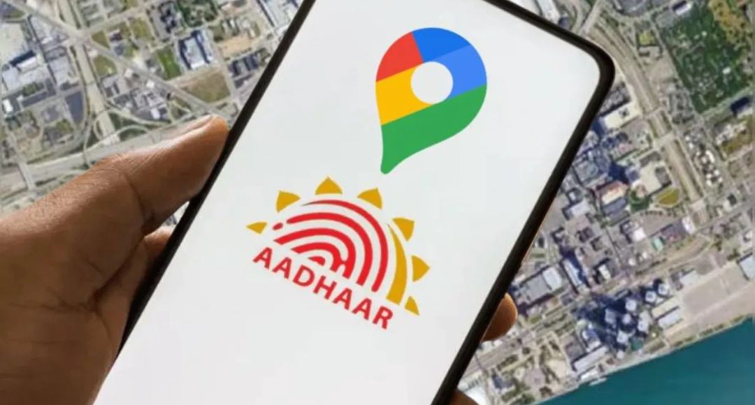 Google Maps Aadhaar Centre Search