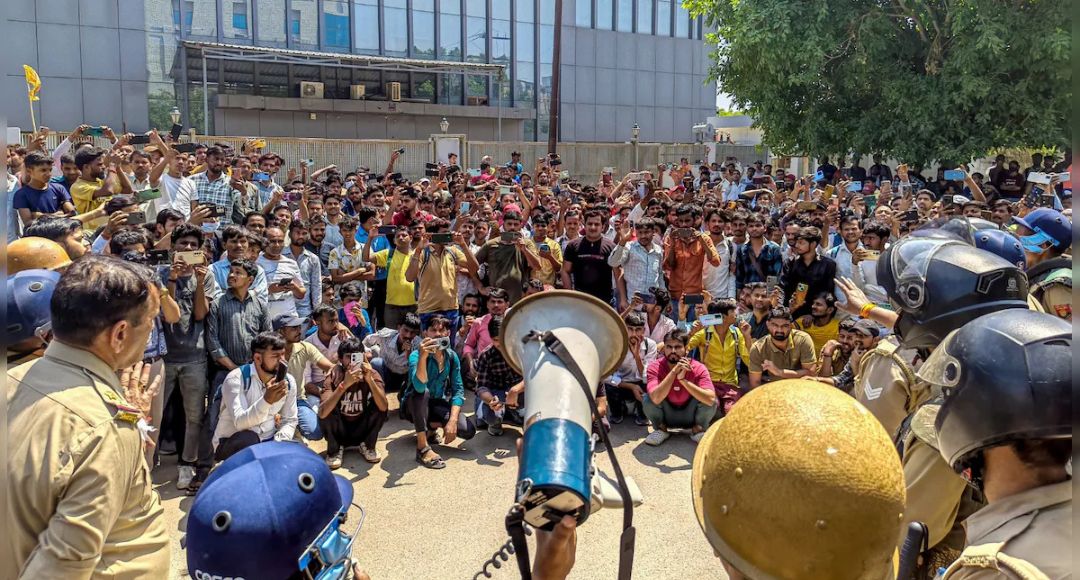 Noida Protest Action