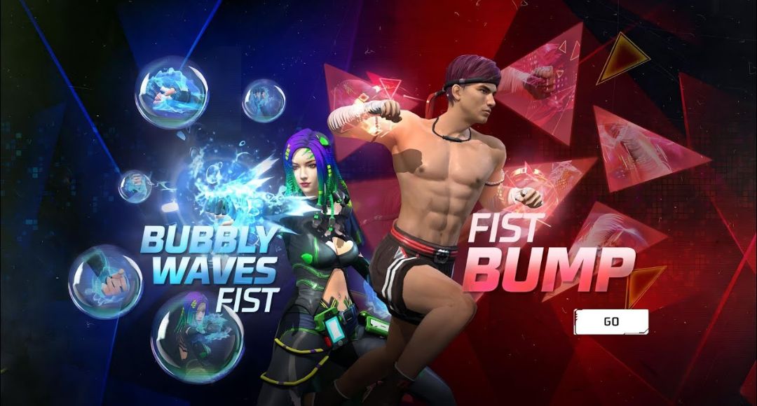 Bubbly Waves Fist Skin Free Fire