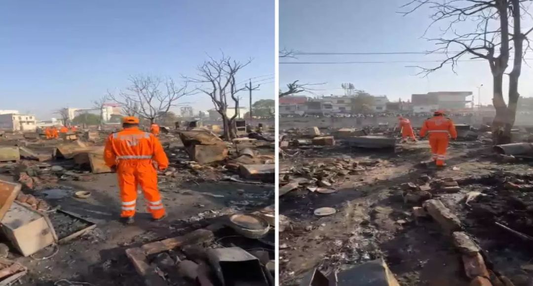 Vikas Nagar Fire Rumour Case