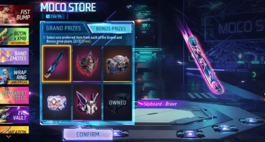 Free Fire MOCO Store Event