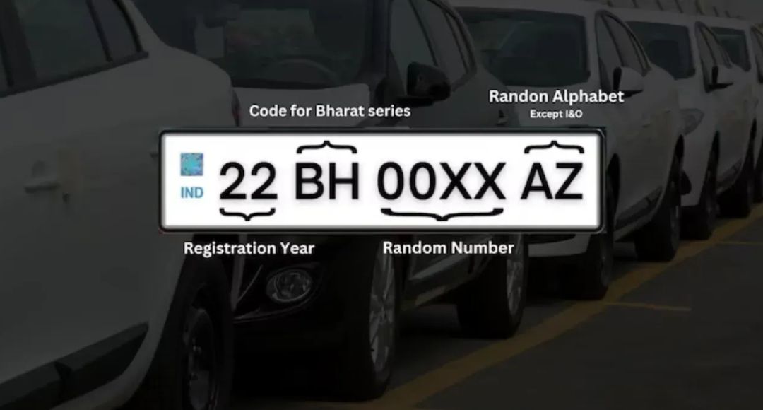 BH Series Number Plate