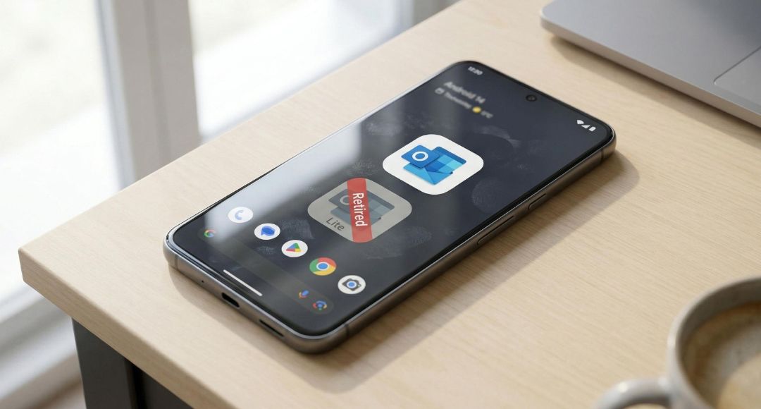 Outlook Lite Shutdown Android