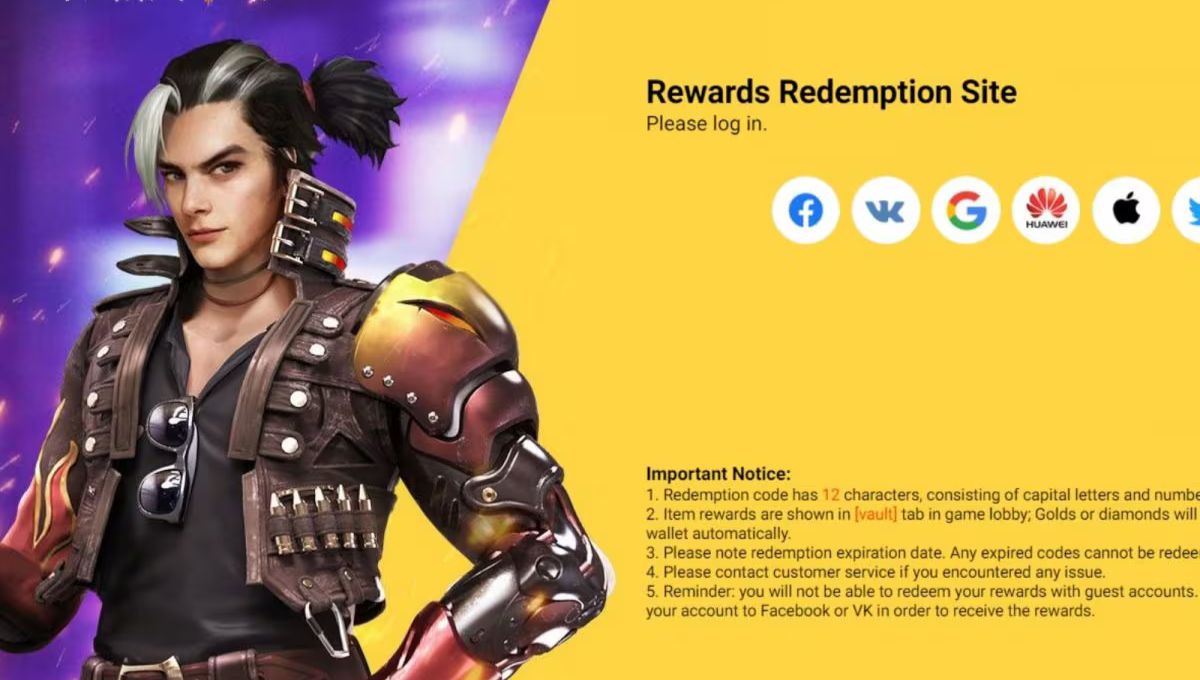 Free Fire Max Redeem Code