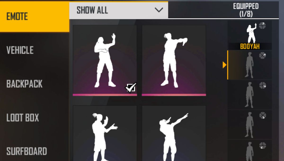 Free Fire MAX Free Emote