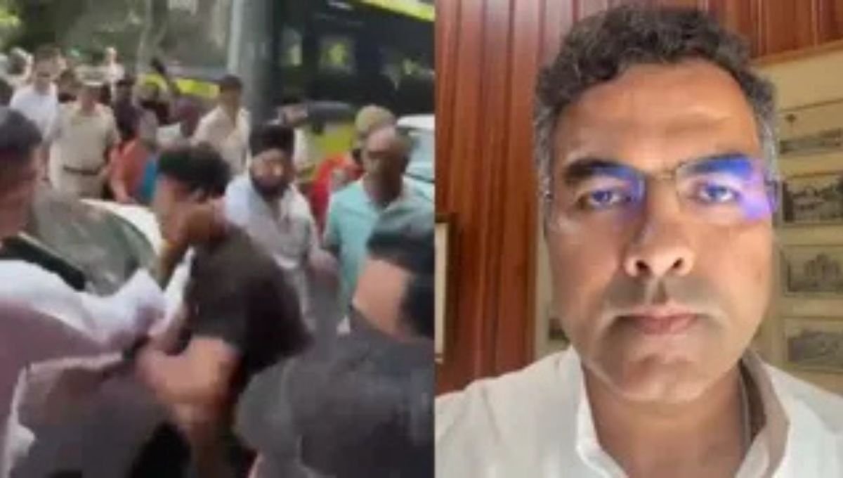 Parvesh Verma Slap Video