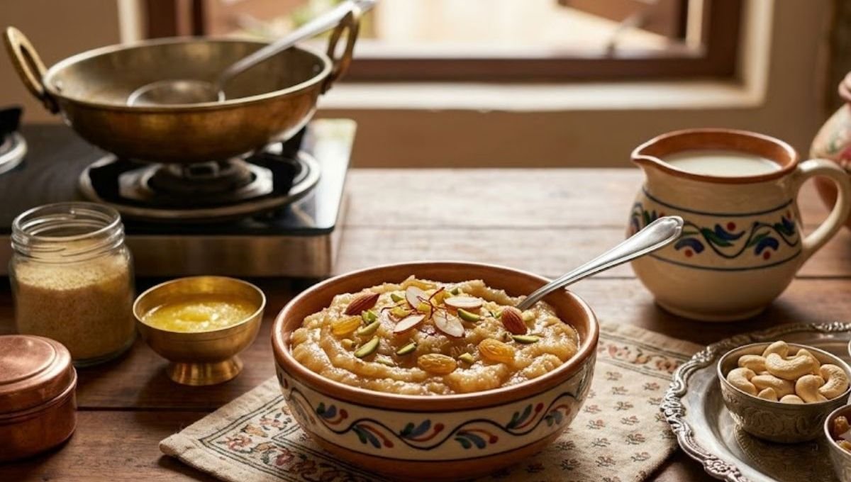 Creamy Suji Halwa Recipe