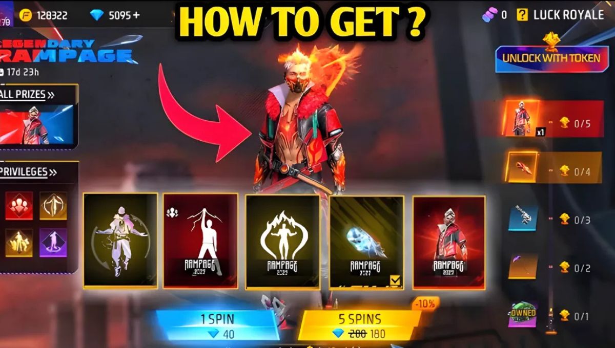 Free Fire Legendary Rampage Event