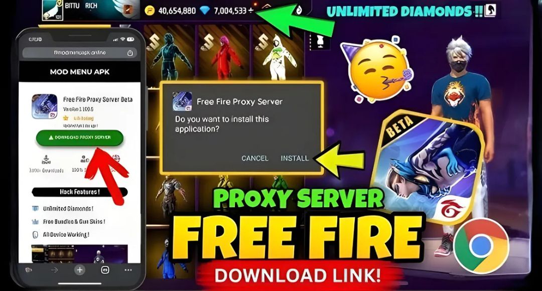 Free Fire Proxy Server Link