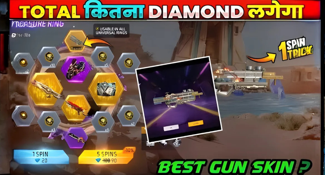 Free Fire Treasure Ring Diamond Cost