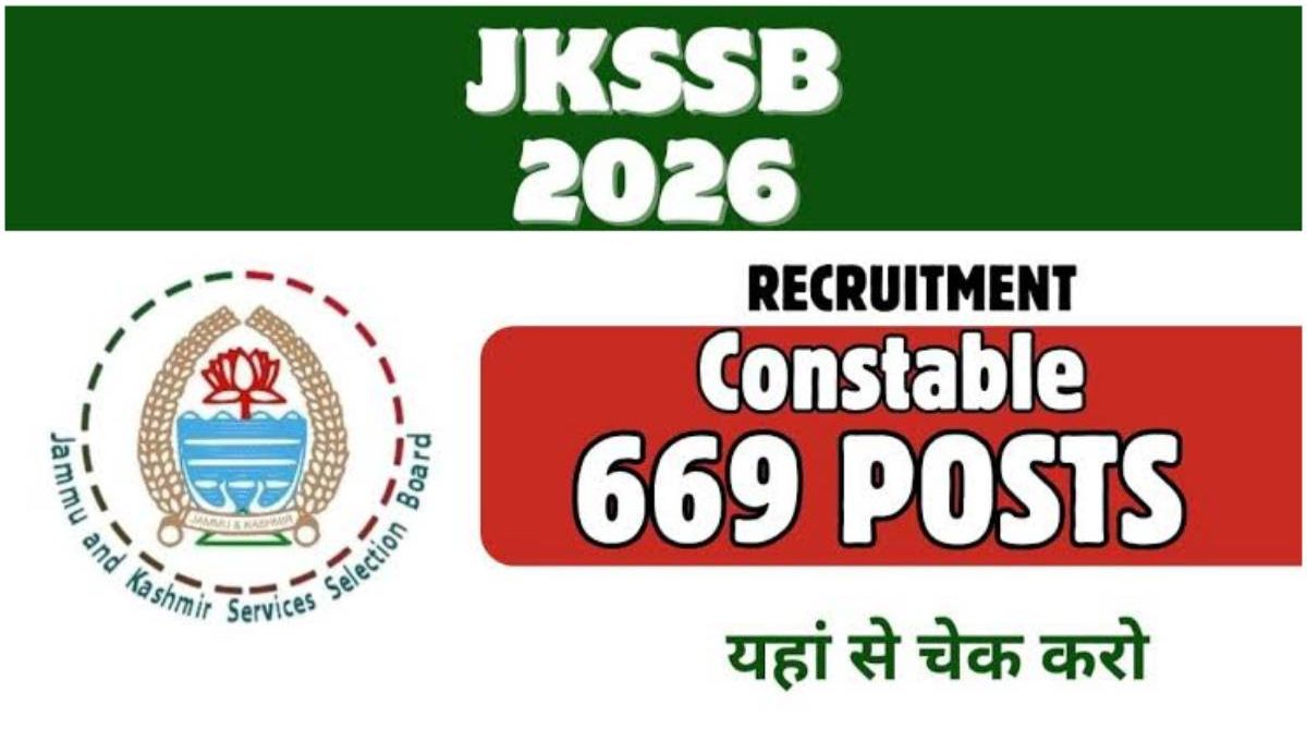 JKSSB Constable Recruitmen