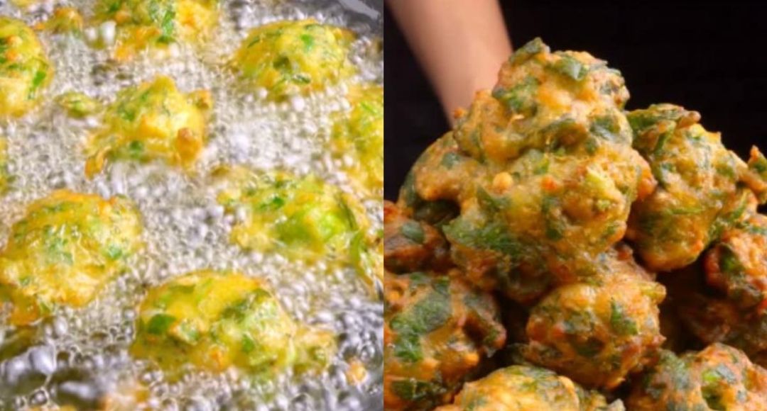 Palak Aloo Pakoda Recipe