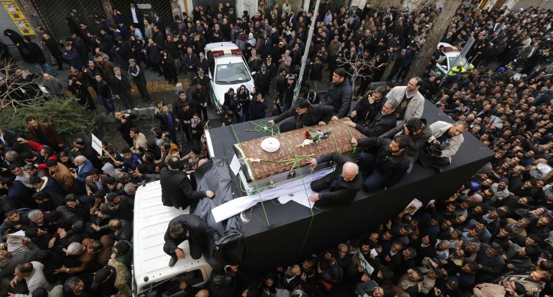 Ali Larijani Funeral Tehran