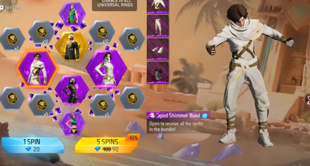 Desert Ring Event Free Fire