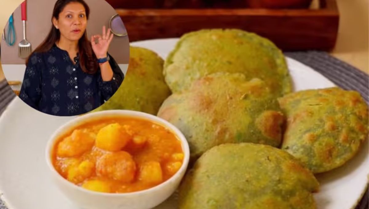 Green Peas Khasta Poori Recipe