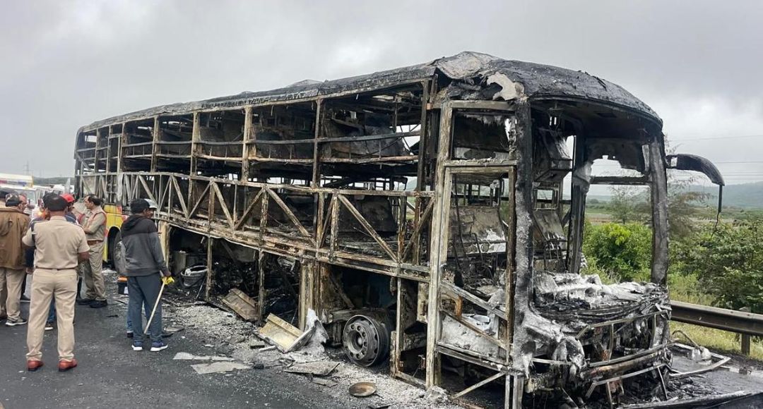 Andhra Pradesh Bus Fire Accident