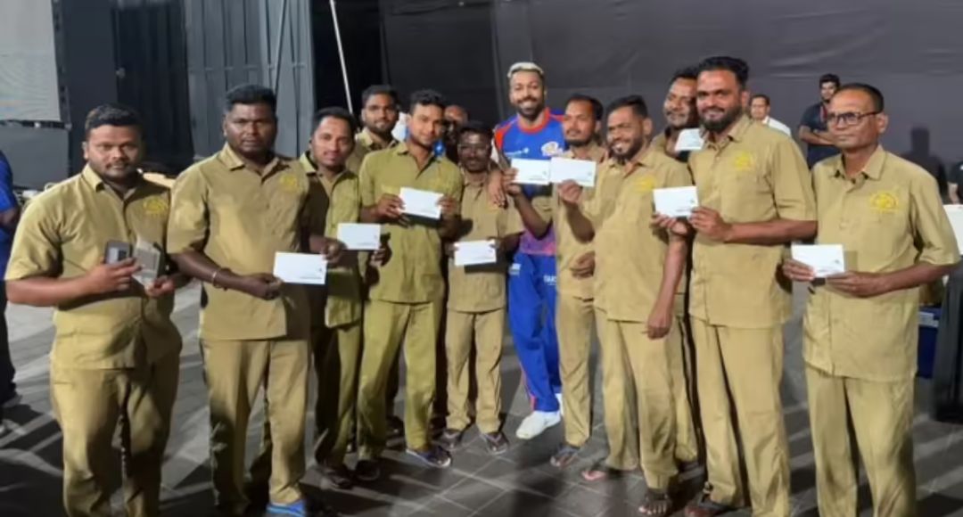 Hardik Pandya Ground Staff Gift