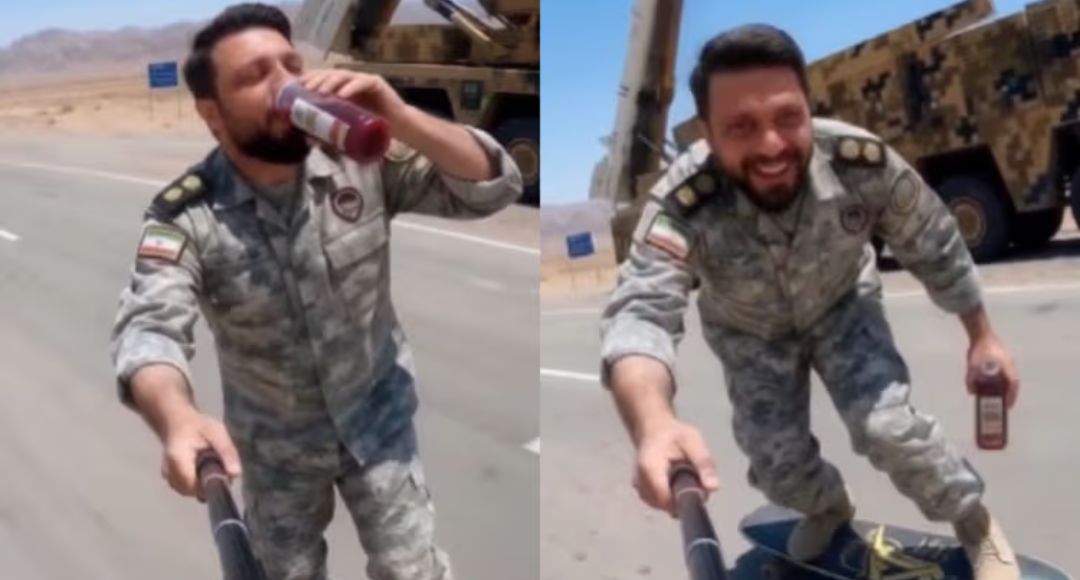 Iran Soldier Israel Mockery Video