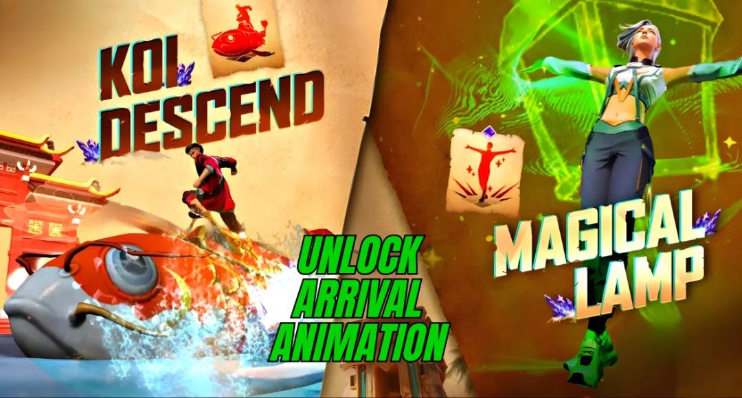 Magical Lamp x Koi Descend Unlock Arrival Animation