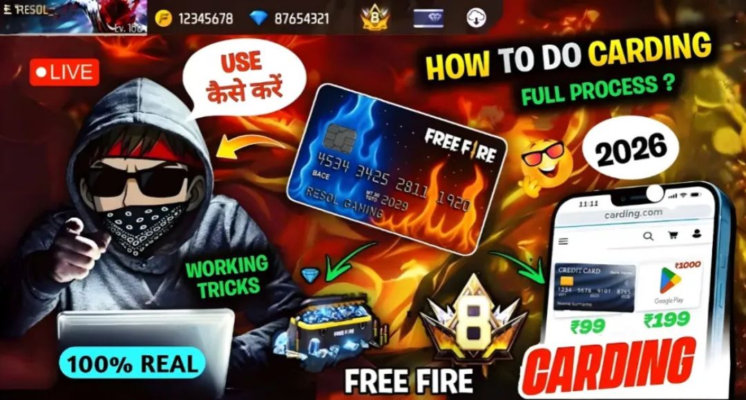 Free Fire Carding Diamonds