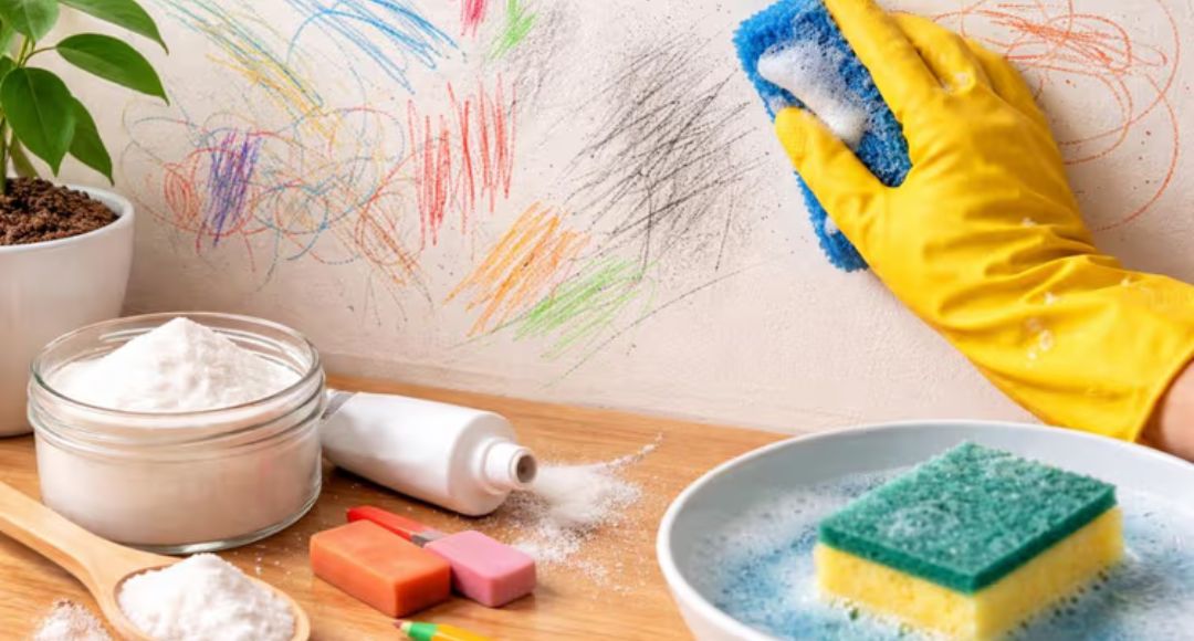 Wall Pencil Crayon Stains Remove Tips