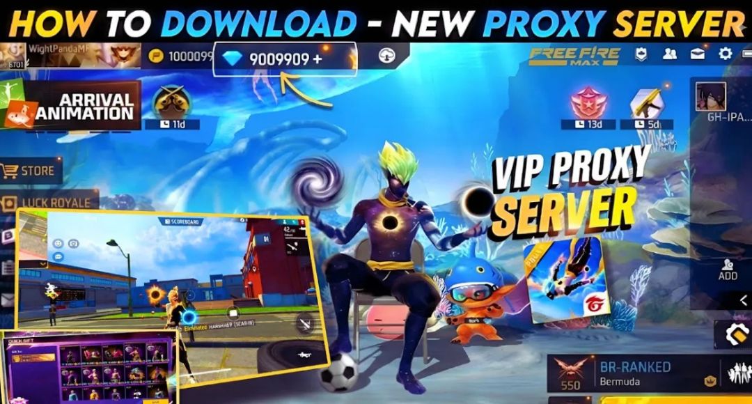 VIP Proxy Server Free Fire