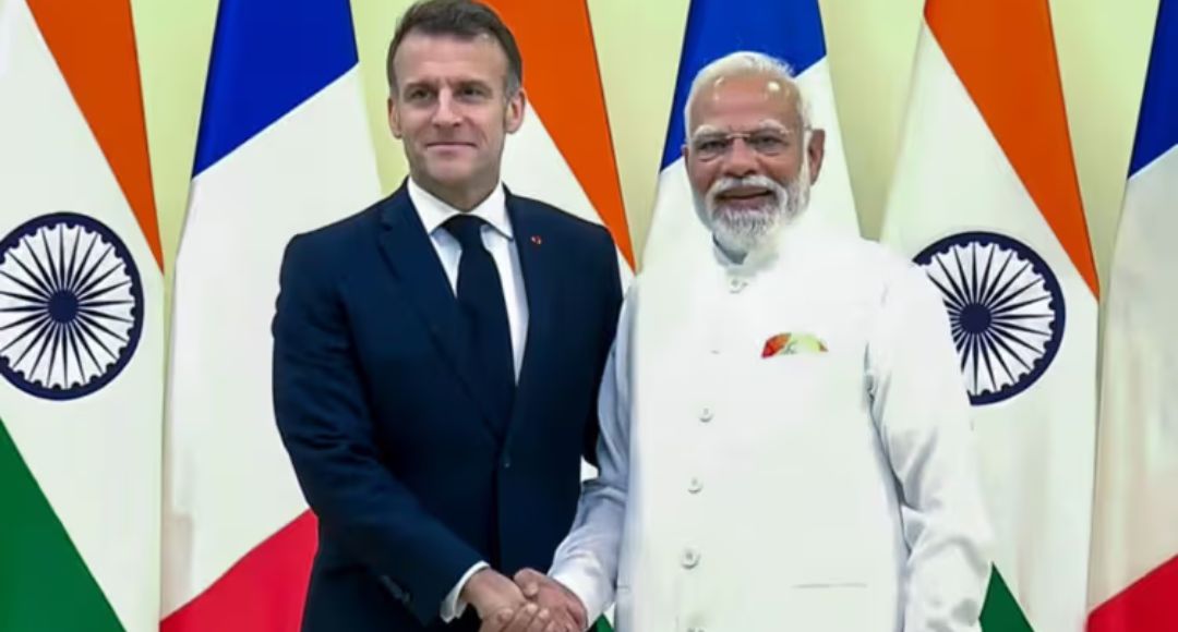 PM Modi Macron Call Middle East