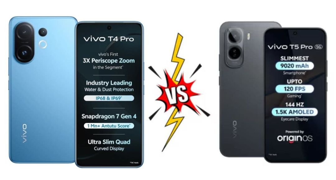 Vivo T5 Pro vs T4 Pro