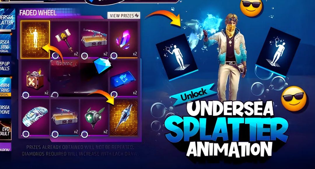 Undersea Splatter Event Free Fire