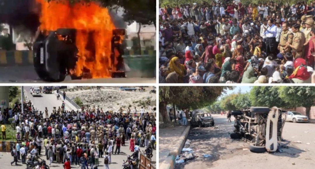 Noida Salary Protest Violence