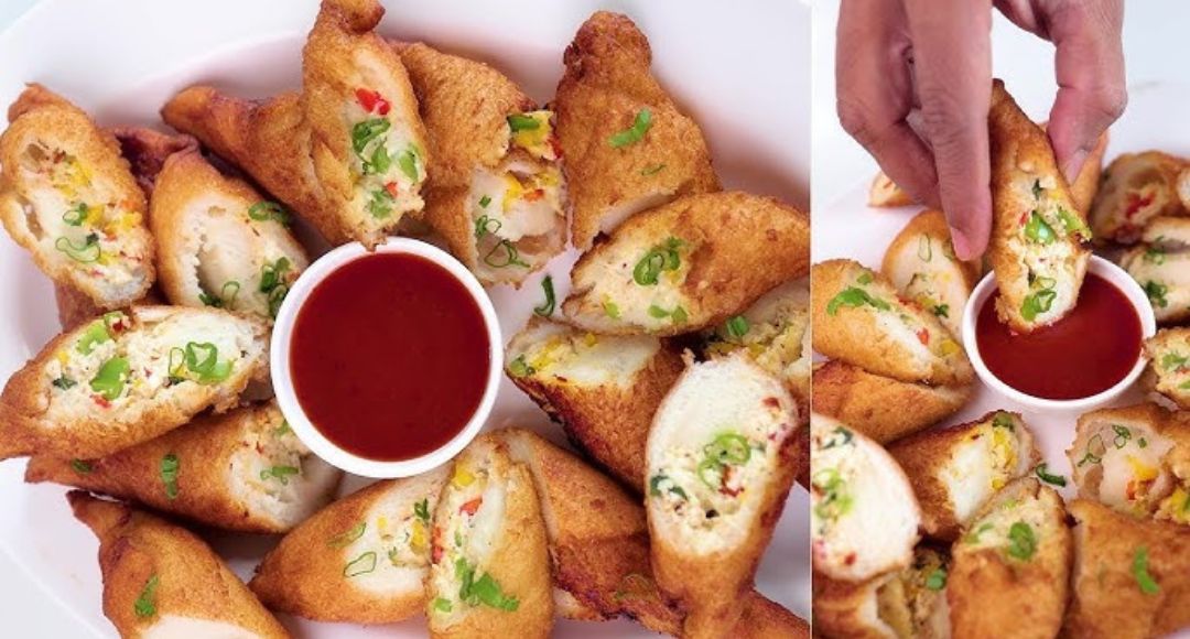 Dahi Bread Roll Recipe