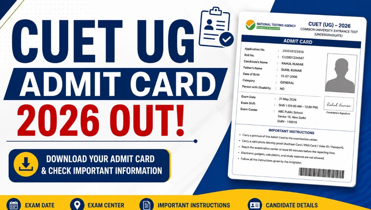 CUET UG Admit Card