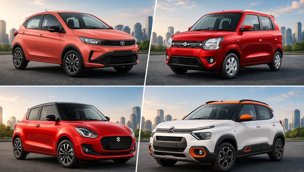 Tata Tiago vs WagonR vs Swift vs Citroen C3